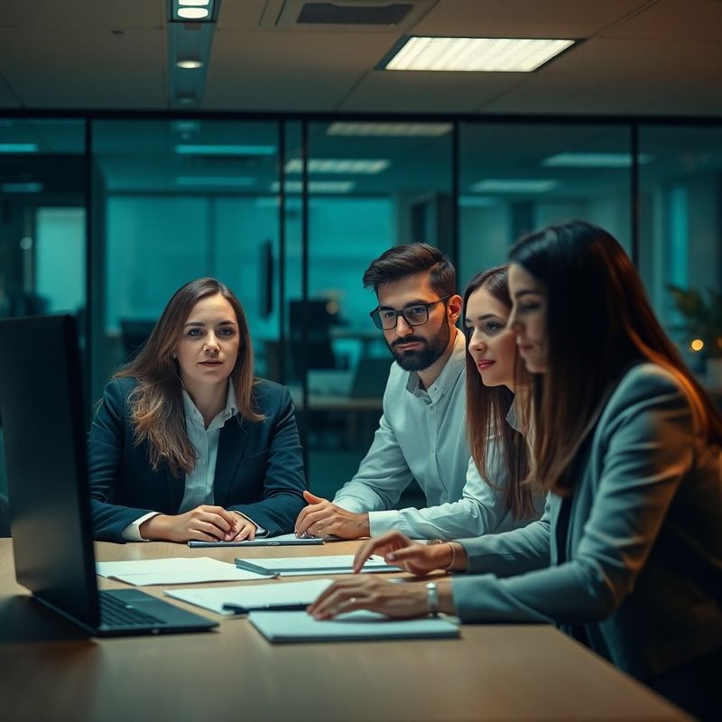 Echipă profesională într-un birou modern din Cluj-Napoca